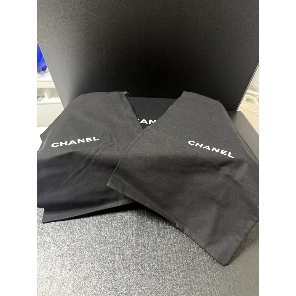 Chanel Authentic Empty Black Shoes Box  And 2 Bag Gift Box 12